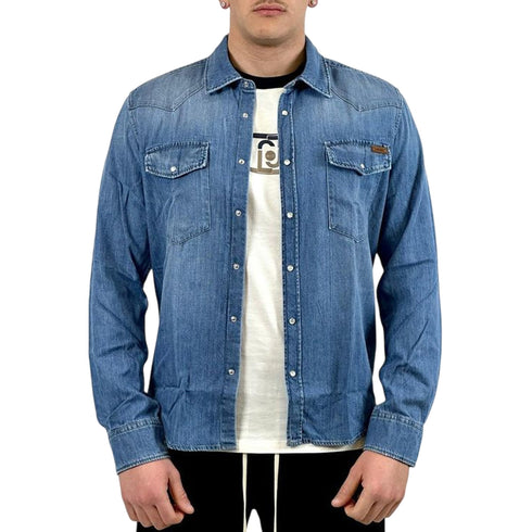 Liu Jo Camicia casual Camicia Uomo in denim di cotone M - Francavilla Moda